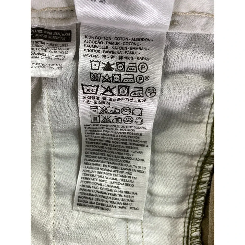 Levis‎ Shorts Mens 38 Brown Flat Front Chino Cargo Pockets Skater Grunge Y2K